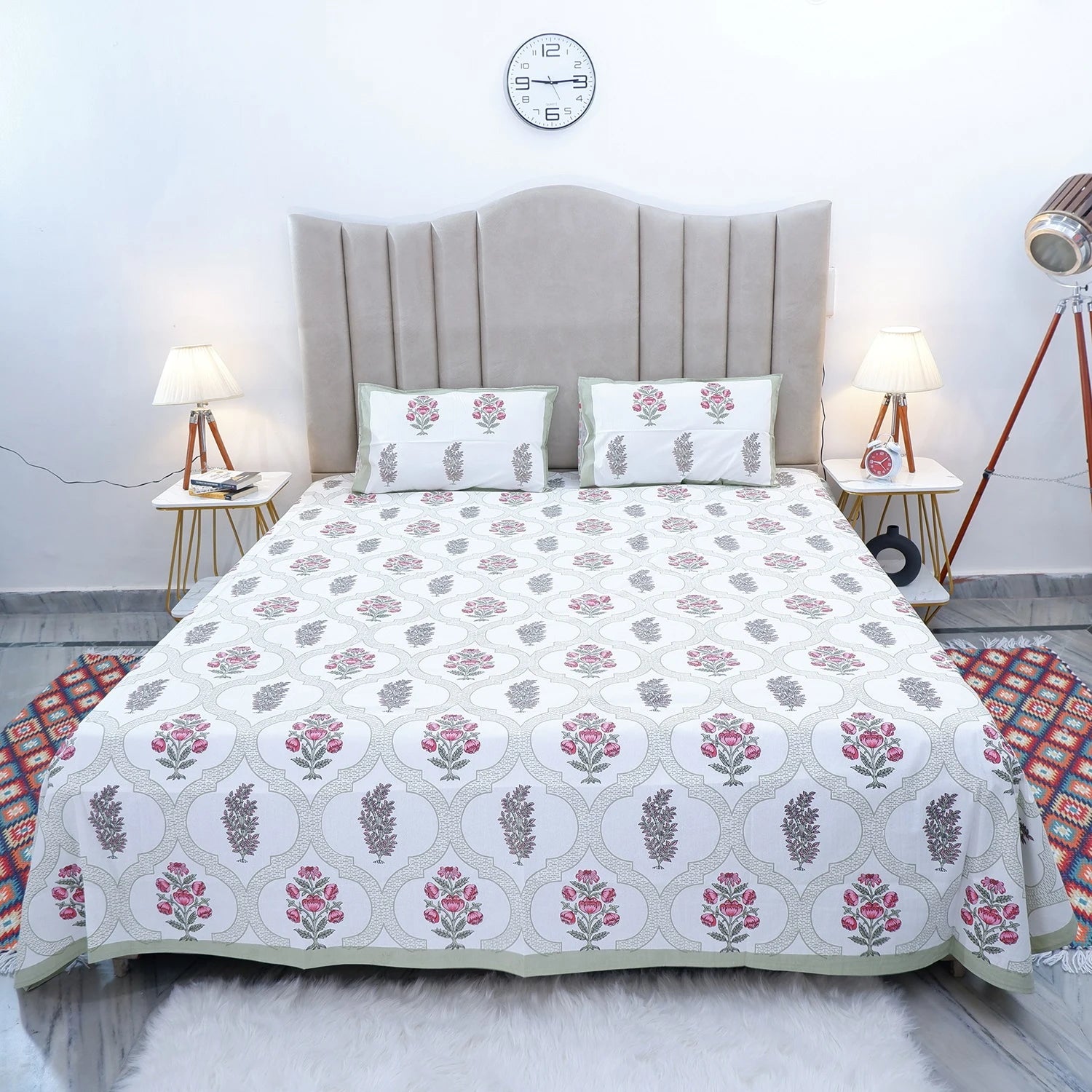 100% Pure Cotton Bed Sheet | Sonam
